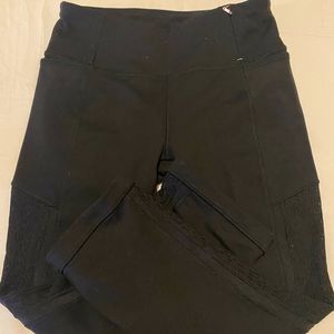 Calia by Carrie Underwood - Black Mesh Capris